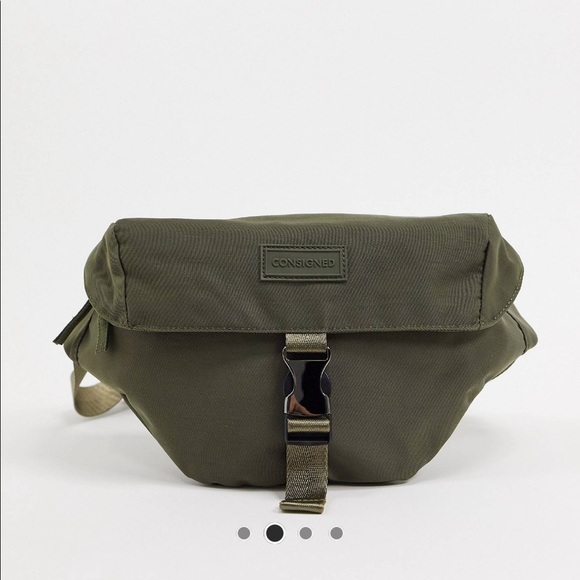 Consigned clip front pocket twill fanny pack - Picture 2 of 4